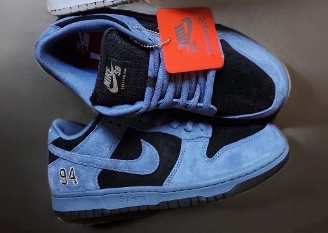 Supreme x Nike SB Dunk Low Ocean Fog