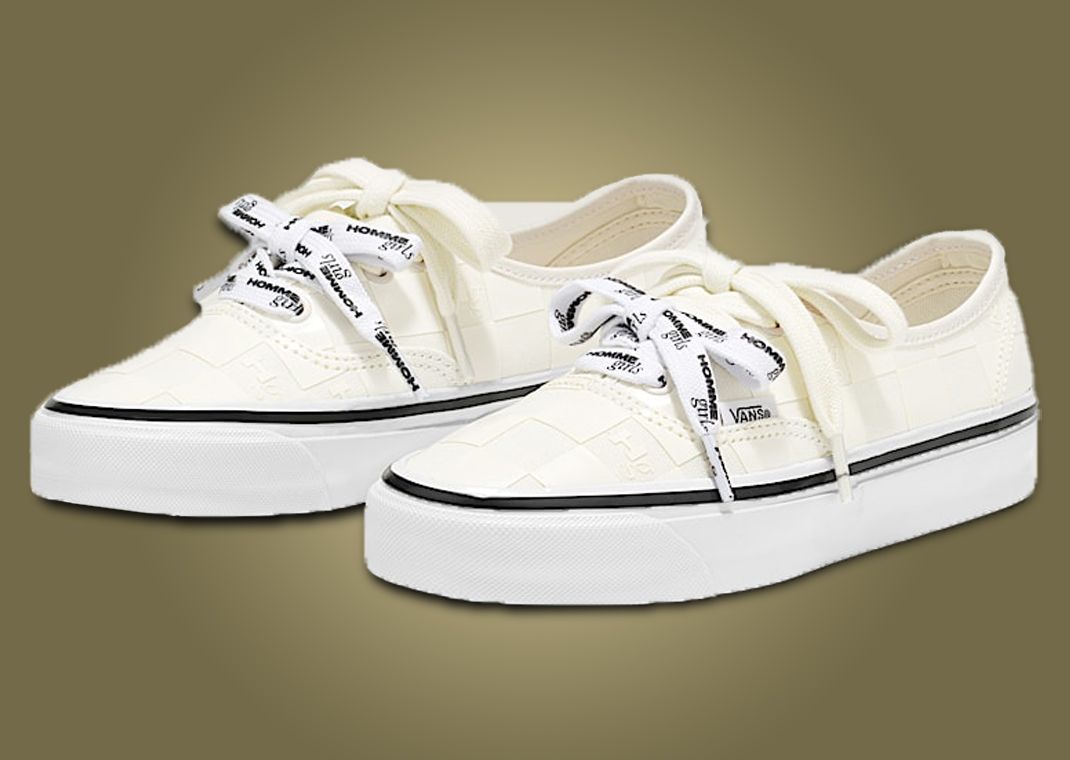 HommeGirls x OTW by Vans Authentic 44 White Grey Angle