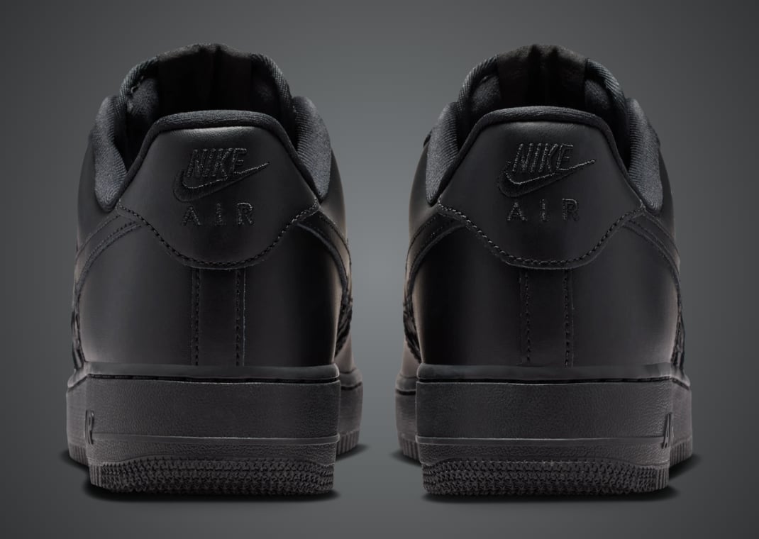 Nike Air Force 1 Low Stars Triple Black