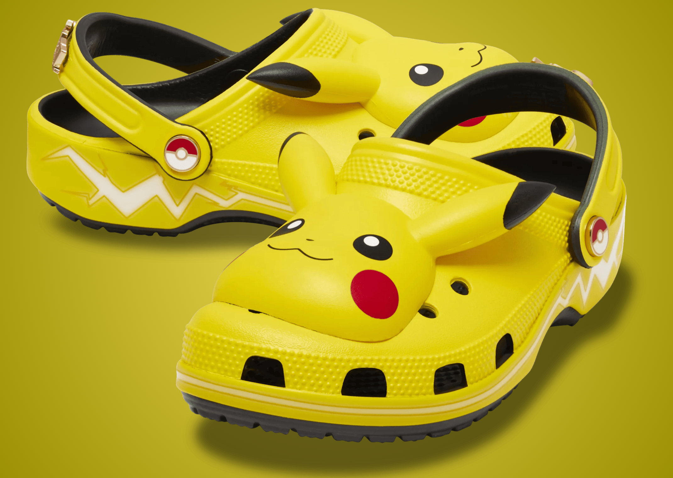 Pokémon x Crocs Classic Clog Pikachu Angle