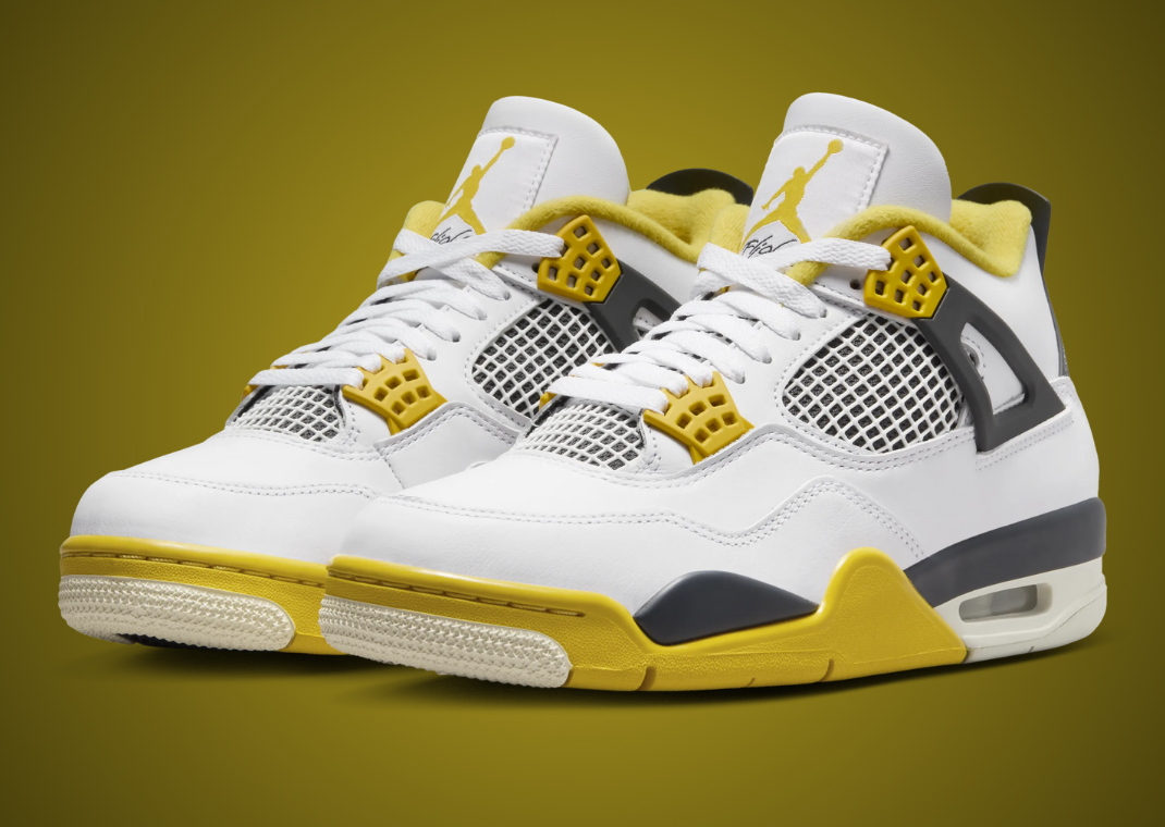 Air Jordan 4 Retro White Vivid Sulfur (W)