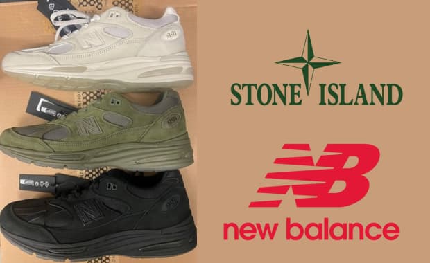 Stone Island x New Balance 991v2 Made in UK Teaser