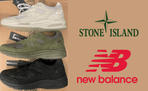 The Stone Island x New Balance 991v2 Made in UK Ghost Pack Releases September 2024