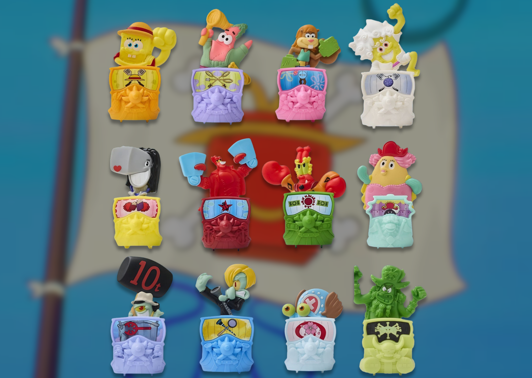One Piece x SpongeBob x McDonald’s Happy Meal