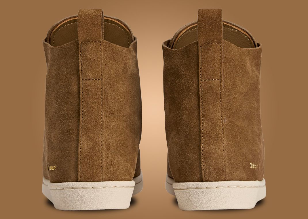 Wales Bonner x adidas Superstar Hi Brown Heel