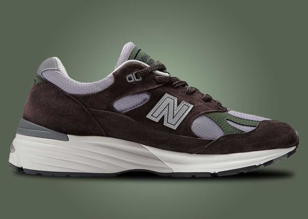 New Balance 991v2 Made in UK Essentially Offbeat Licorice Medial