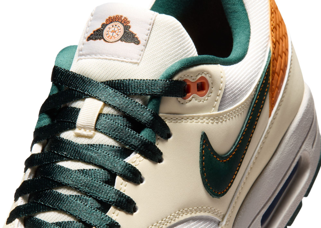 Nike Air Max 1 Orioles City Connect Detail