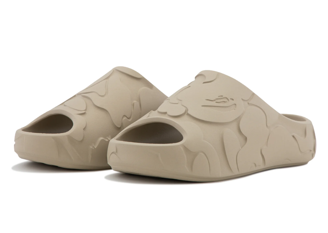 BAPE Slide Beige pair