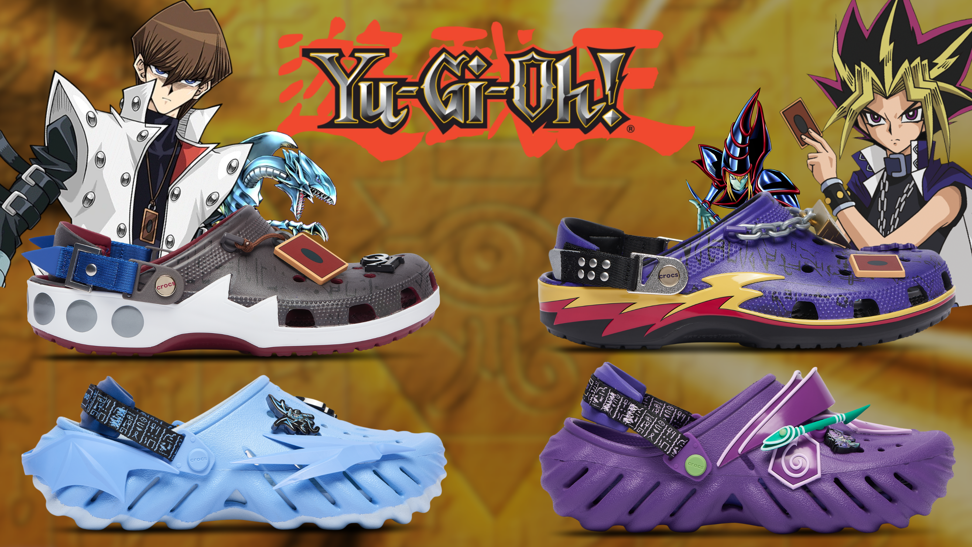 Crocs is Dropping Four Yu-Gi-Oh! Clogs