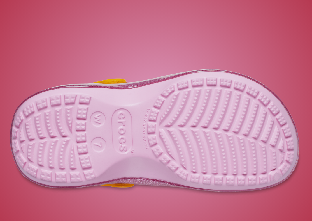 Nintendo x Crocs Classic Platform Clog Princess Peach (W) - Bottom