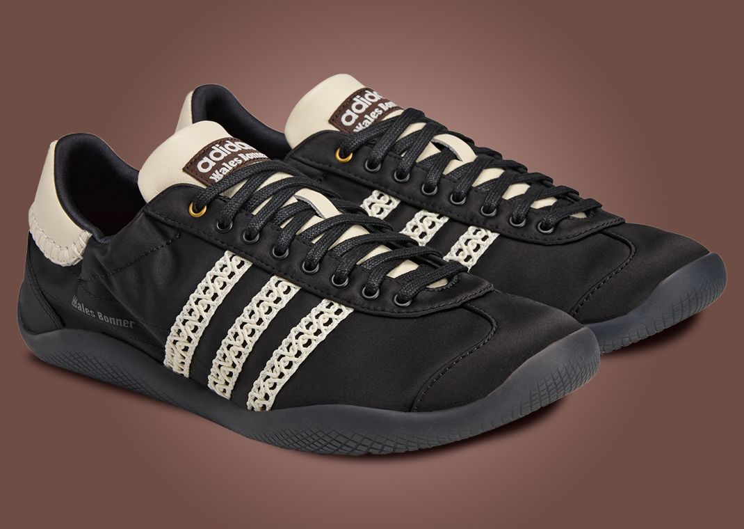 Wales Bonner x adidas Karintha Lo Black - Angle