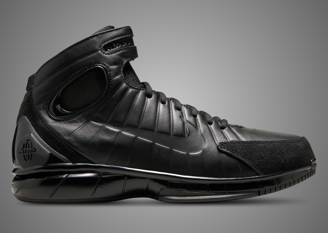 Nike Zoom Huarache 2K4 Black OT - Lateral