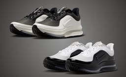 The Nike Pegasus Premium SP Pack is a Two-Pair Mix in Black and White