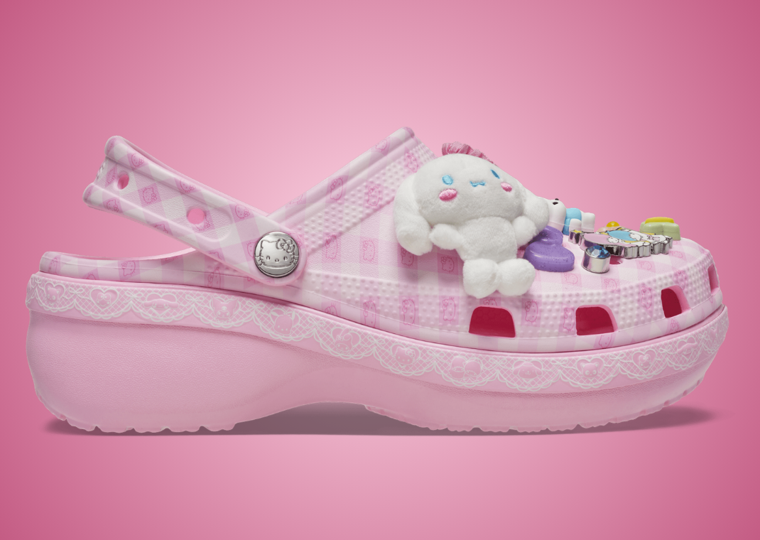 Hello Kitty x Crocs Platform Clog Pastel - Lateral