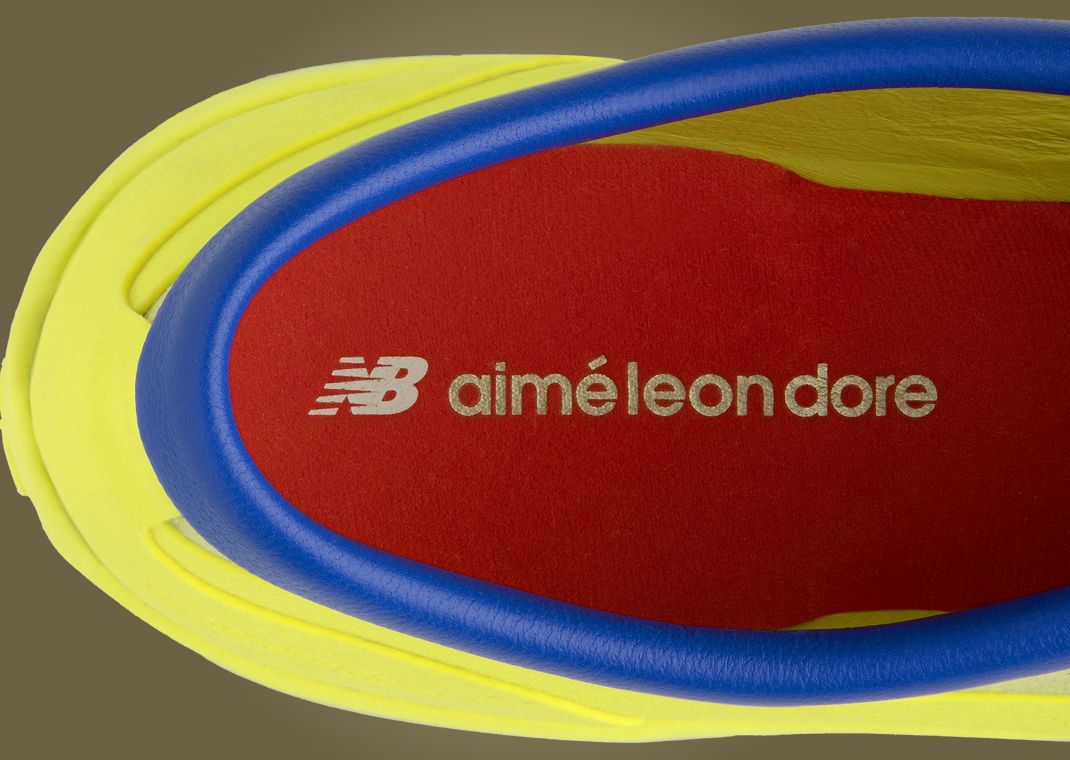 Aime Leon Dore x New Balance MT10T Sport Shoe Lime Insole