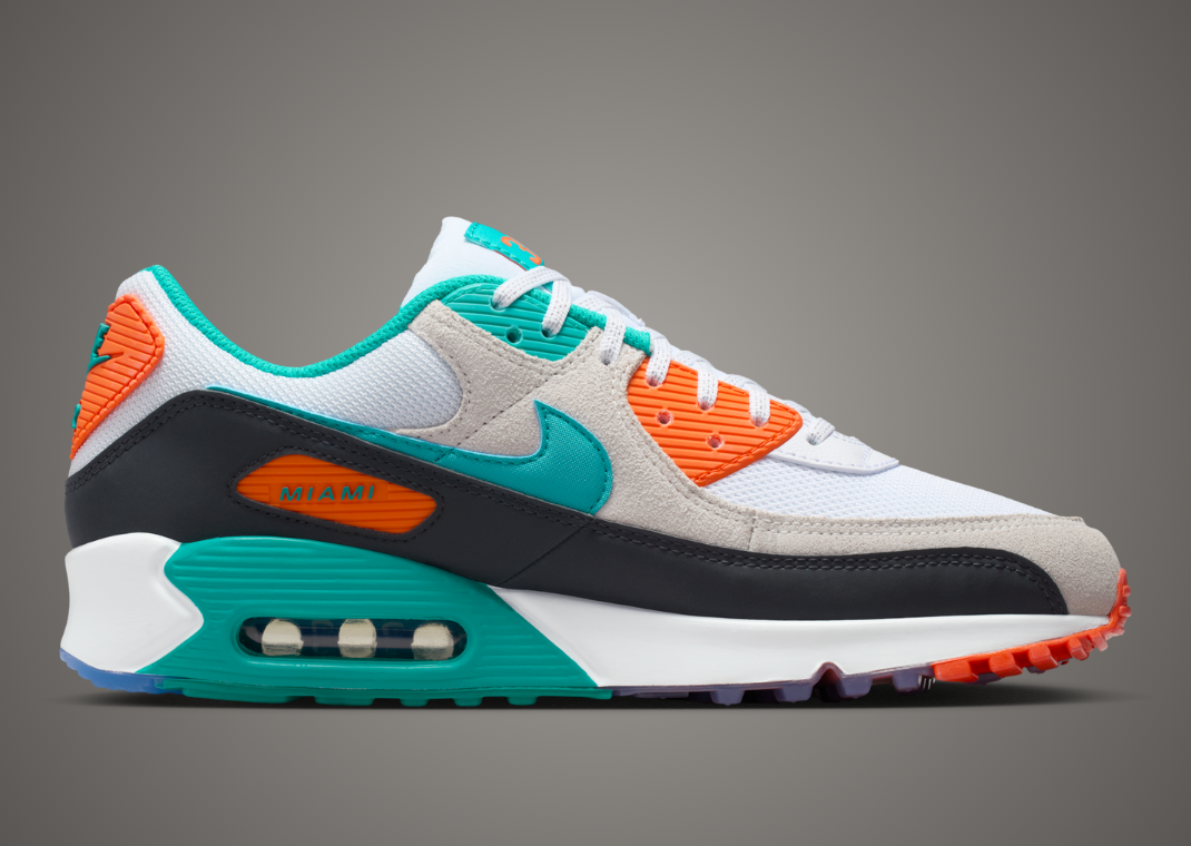NFL x Nike Air Max 90 Dolphins Medial