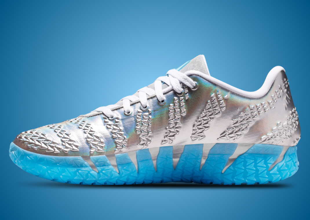 Jurassic Park x Nike Ja 3 Metallic Silver - Medial