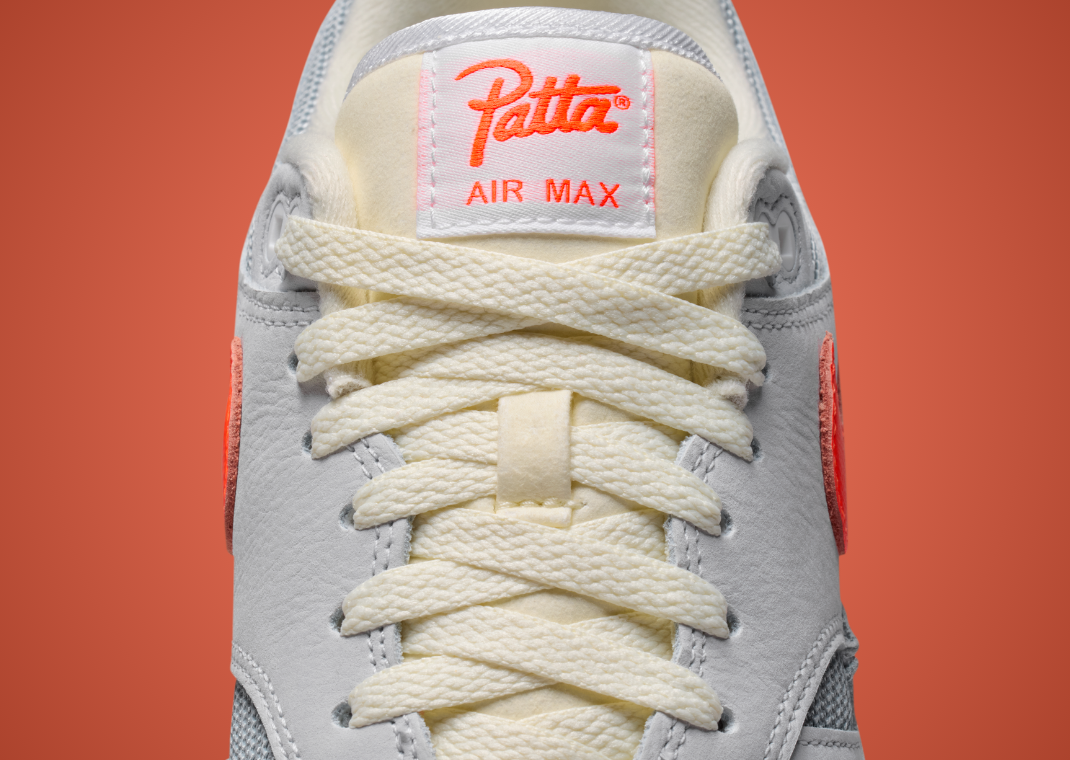 Patta x Nike Air Max 1 White Hyper Crimson - Detail
