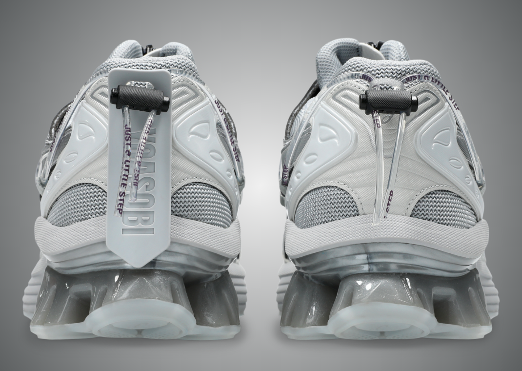YOASOBI x Asics Gel-Kinetic Fluent Silver - Back