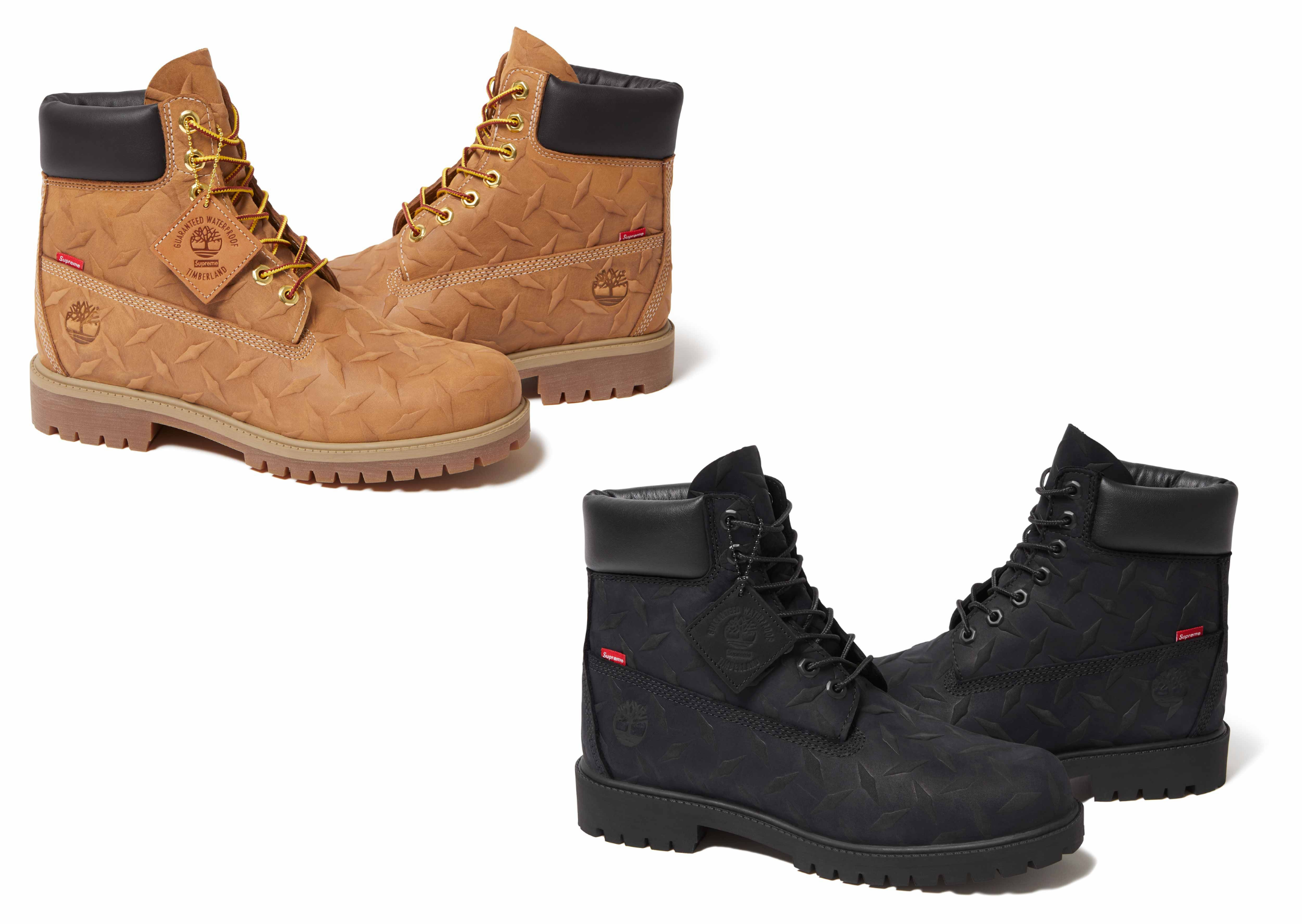 Supreme x Timberland Diamond Plated Pack