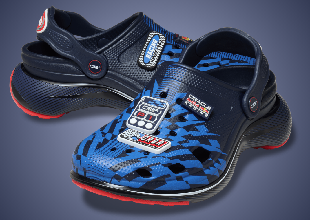 Red Bull Racing x Crocs Classic Runner Angle