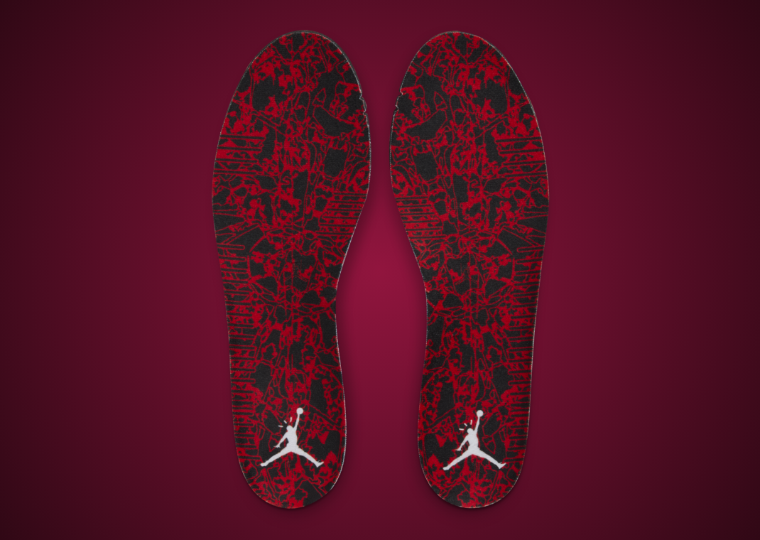 Travis Scott x Jordan Jumpman Jack TR Sail University Red Insole