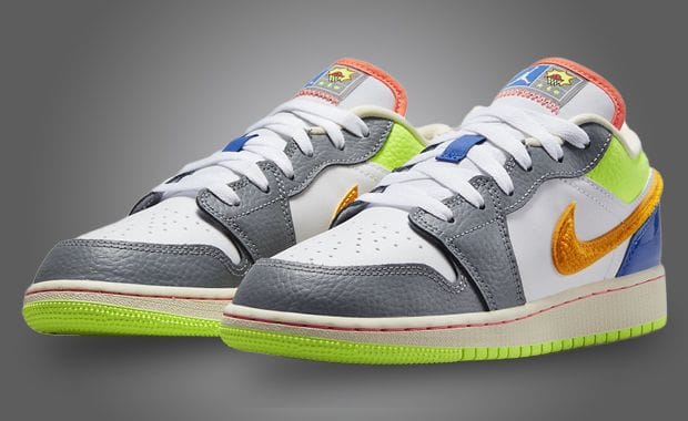 This Grade School Exclusive Air Jordan 1 Low Brings Hoops To Life