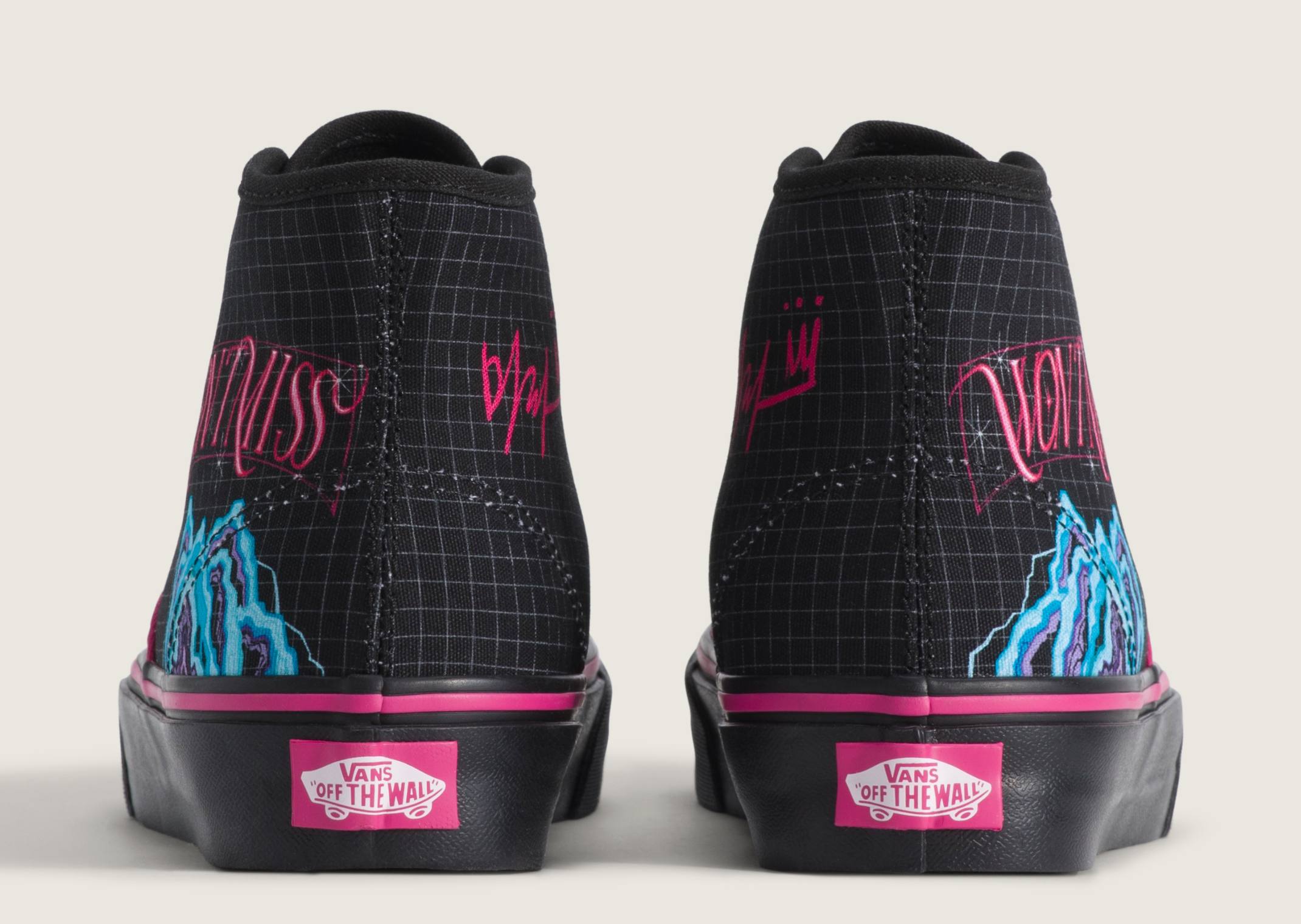 K-Pop Demon Hunters x Vans Authentic Hi Mira (GS) - Back