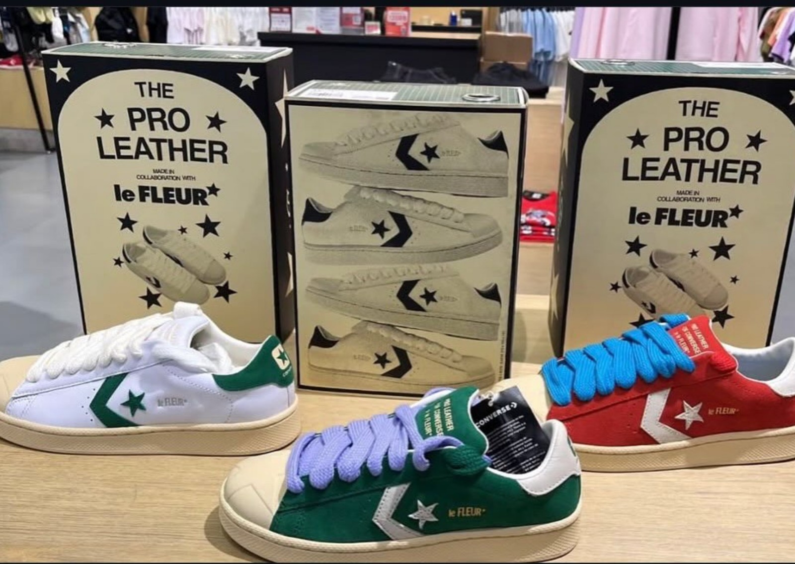 Tyler, the Creator le FLEUR* x Converse Pro Leather