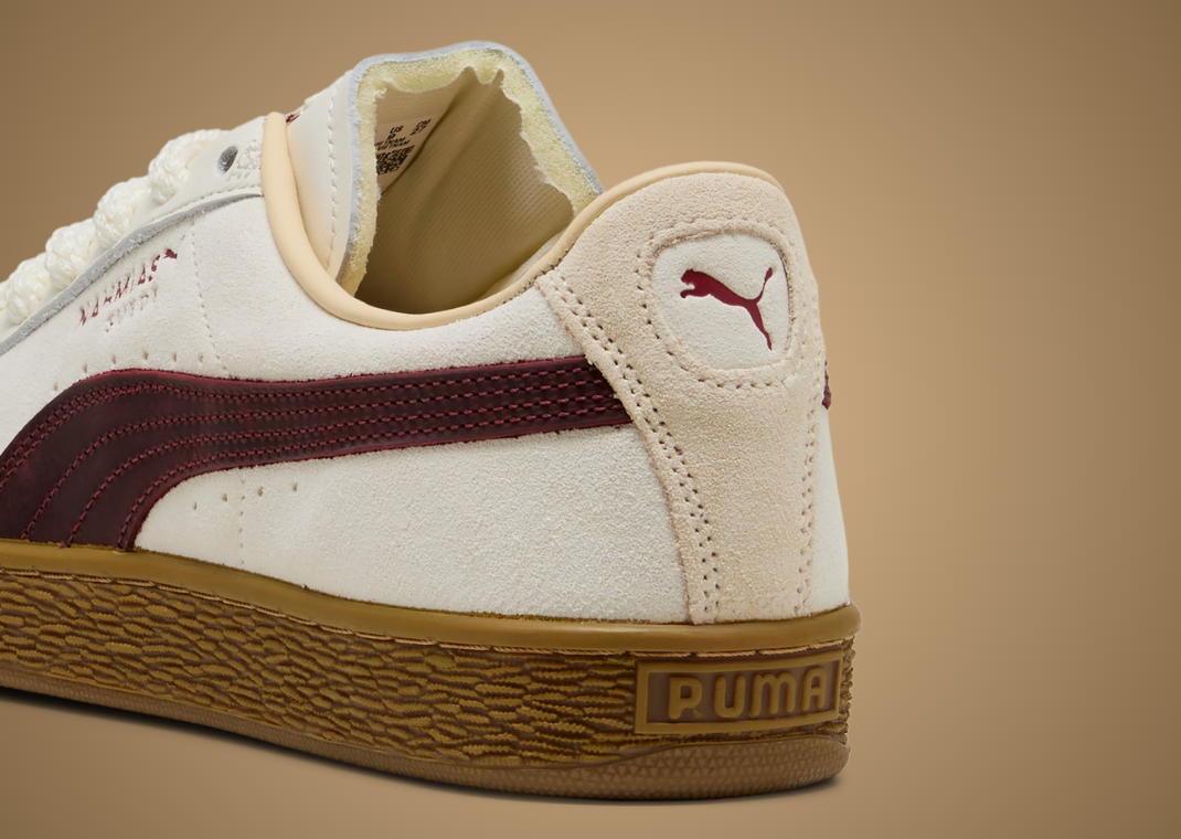 Nahmias x Puma Suede Vintage Red - Heel Detail