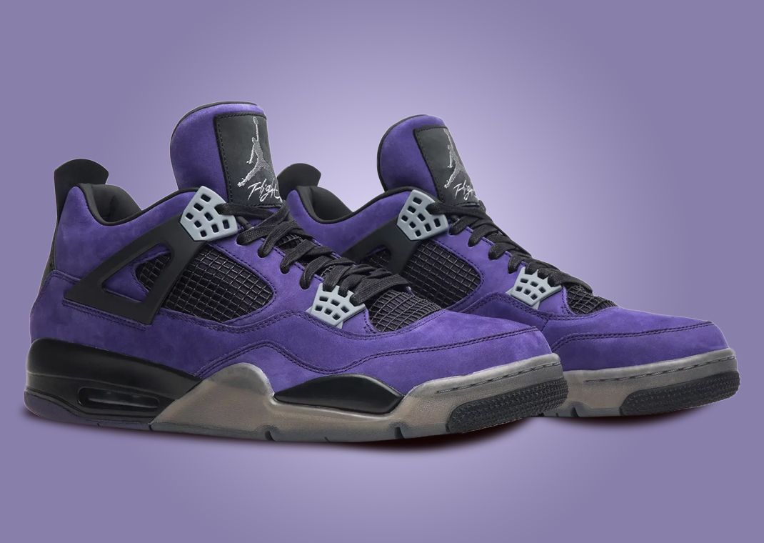 Travis Scott x Air Jordan 4 Retro Purple Suede (2018 F&F Version)