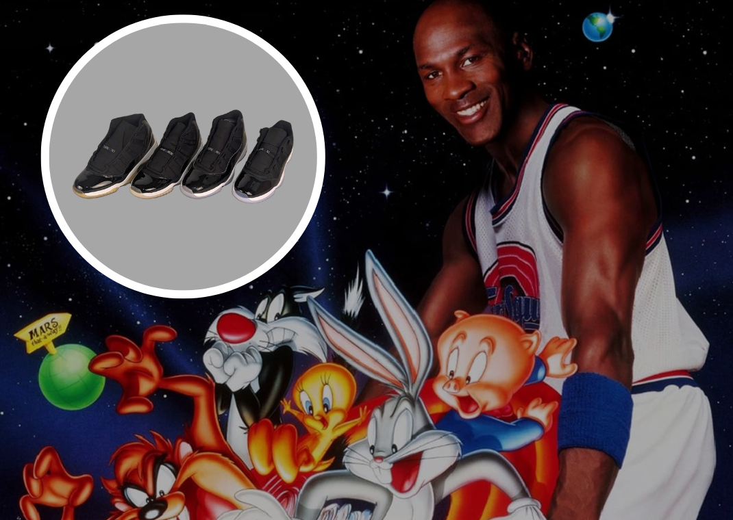 Air Jordan 11 Space Jam Comparison