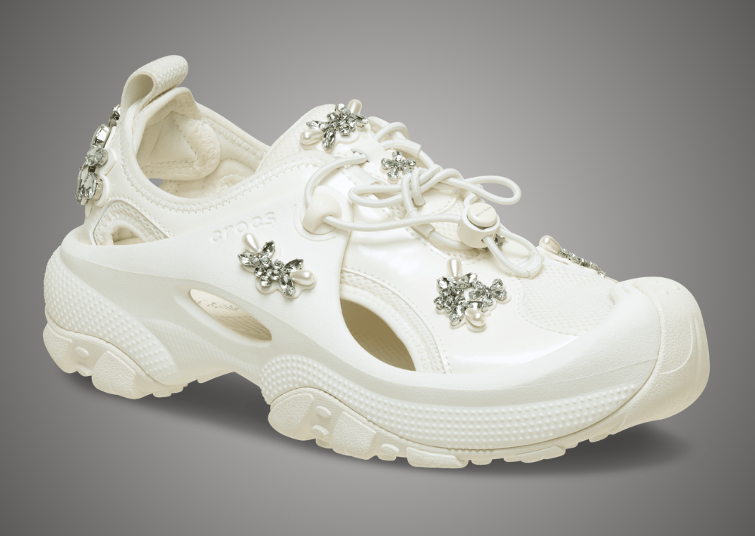 Simone Rocha x Crocs Trailbreak 2 Oyster - Angle