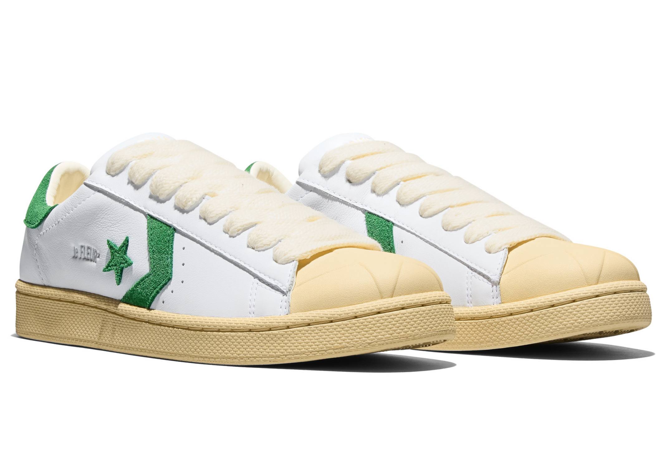 Tyler, the Creator x Converse Pro Leather White - Angle