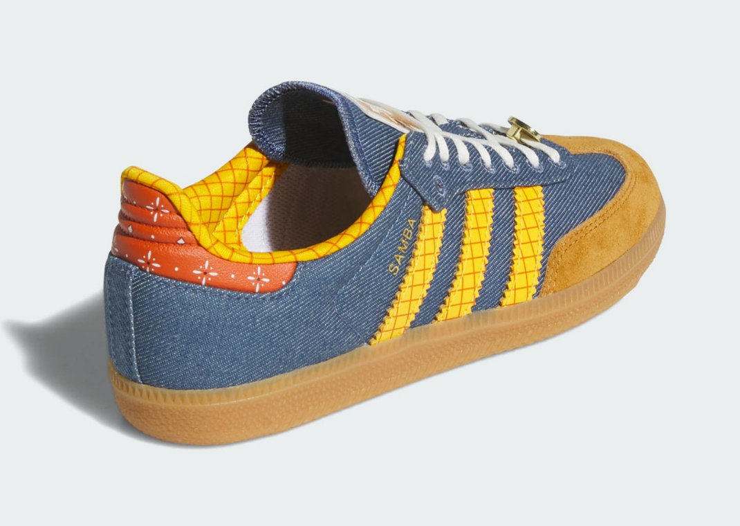Toy Story x adidas Samba Woody - Heel Angle