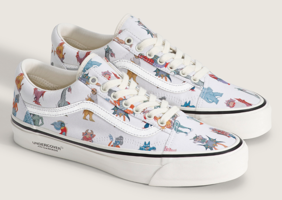 Undercover x Vans Old Skool Monster White - Angle