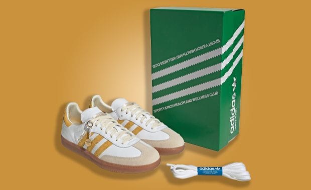 The Sporty & Rich adidas Samba White Bold Gold Releases November 2023