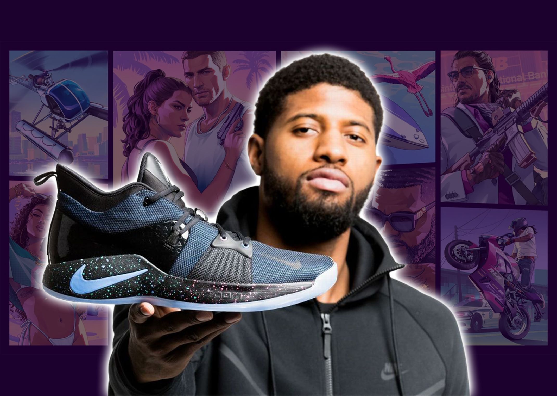 Paul George's entire Nike PG line took place before GTA 6