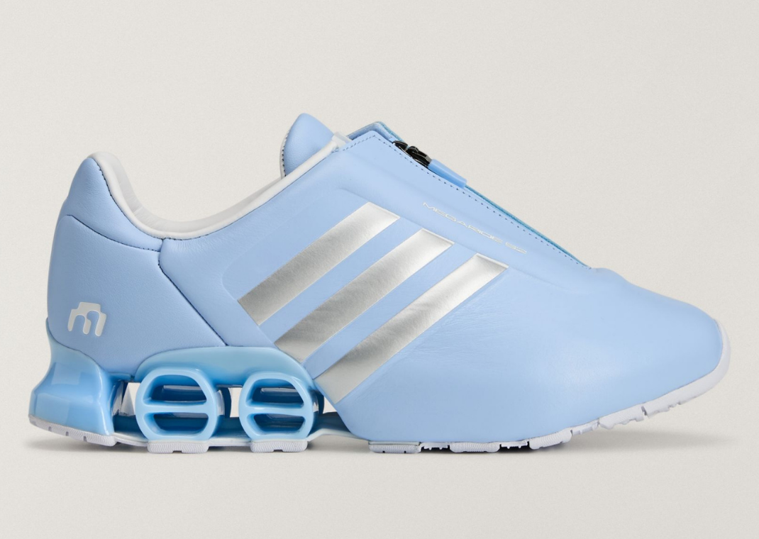 Miaou x adidas Megaride S2 Blue Glow - Lateral
