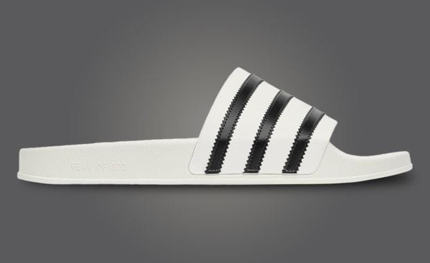 The adidas Fear of God Athletics Adilette Slide Cream White Releases August 2024