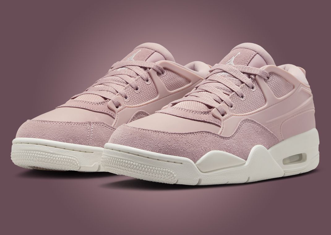 Air Jordan 4 RM Pink Oxford (W) Angle