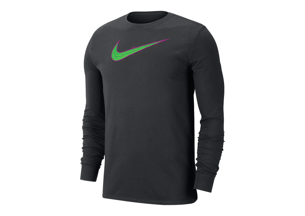 Nike Prickly Pear Dri-FIT Golf Long-Sleeve T-Shirt Black