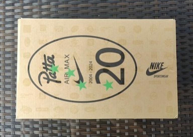 Patta x Nike Air Max 1 Chlorophyll 20th Anniversary Packaging