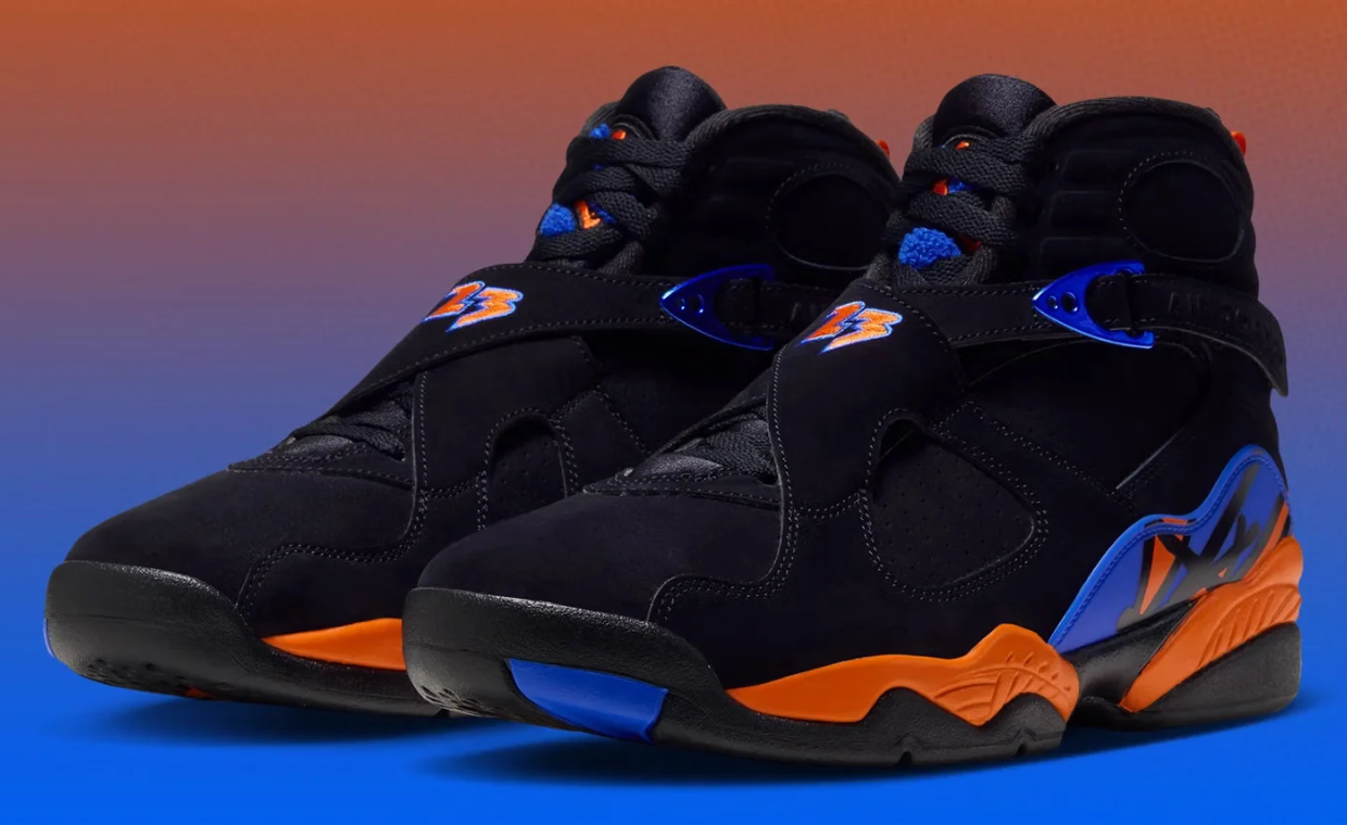 The Air Jordan 8 Retro Knicks Arrives Just in Time for the Holidays