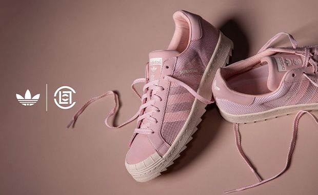 CLOT x adidas Superstar Breathe Pink