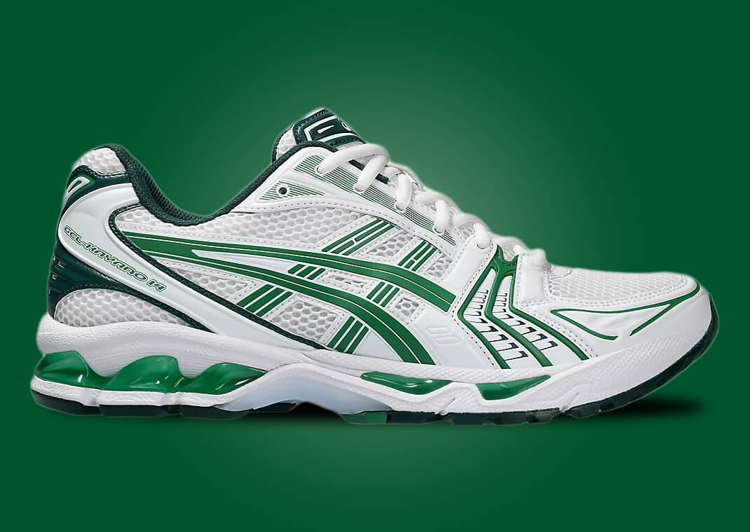 ASICS x Aritzia ☆ Gel Kayano 14 ‘Leprechaun Green’ Asics x Aritzia Gel Kayano 14 Green White Leprechaun. Sz Men
