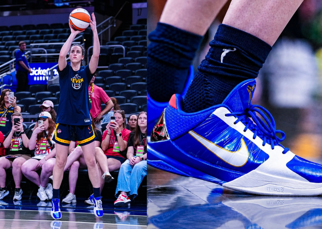 Caitlin Clark Nike Kobe 5 Protro Sonic the Hedgehog PE