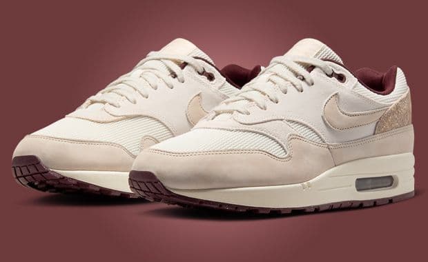 Nike Air Max 1 Light Orewood Brown Burgundy Crush