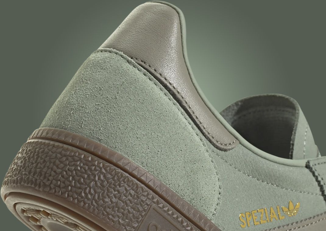 adidas Handball Spezial Silver Green (W) Heel