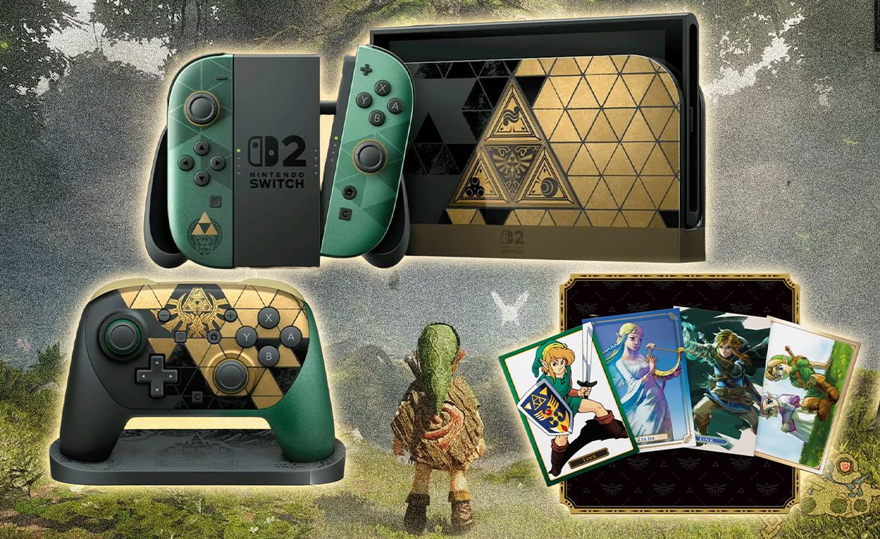 The Legend of Zelda 40th Anniversary Merchandise Includes Limited Edition Switch 2 and Panini Trading Cards